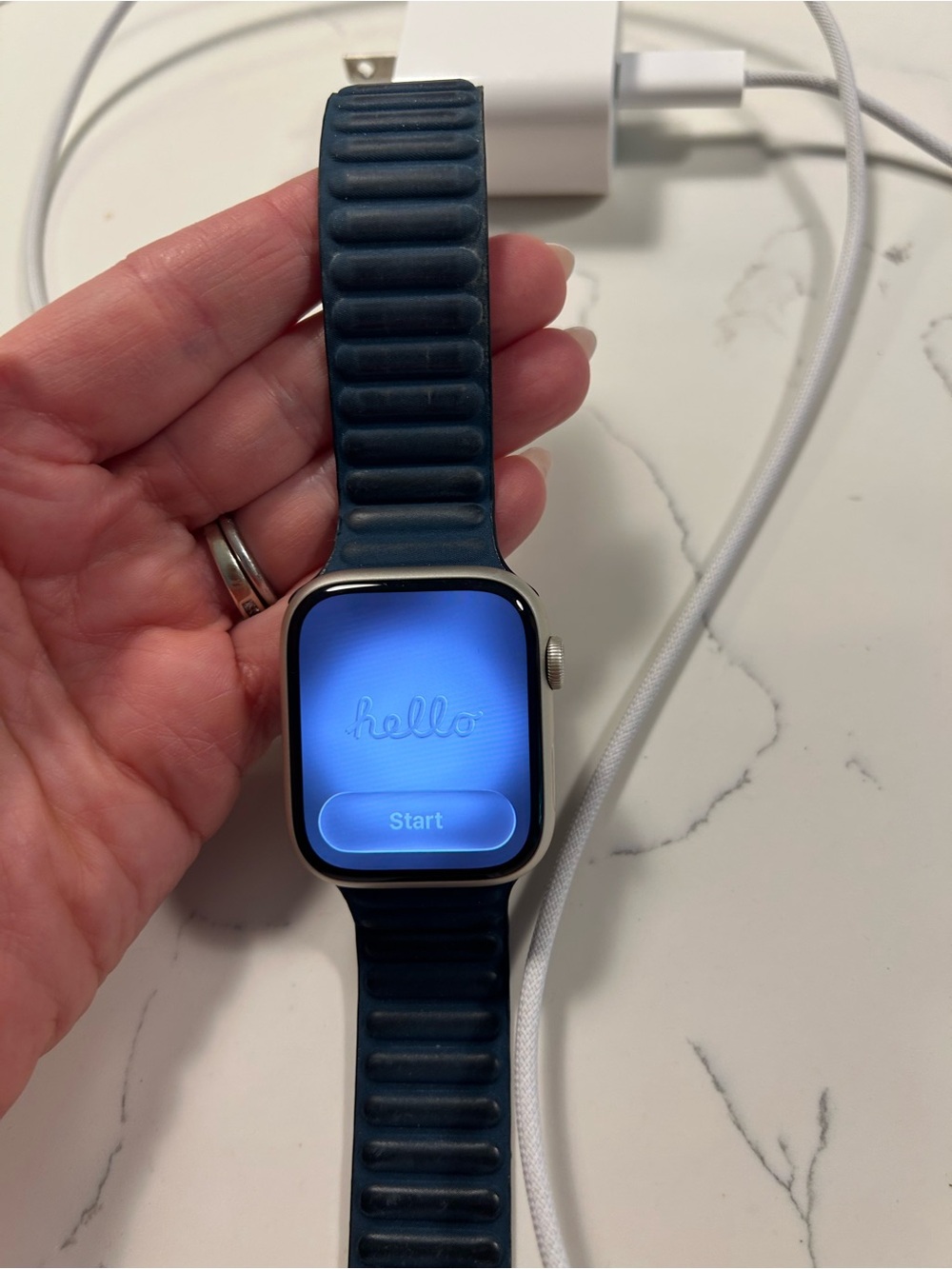 Apple Watch Series 9 With Navy Magnetic Band With Charger watchOS 26.4 - Picture 12 of 16